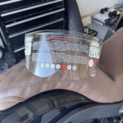 Simpson Large GHOST/SPEED BANDIT HELMET REPLACEMENT SHIELD - CLEAR