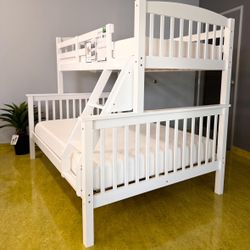 Bunk Bed Frame With Mattresses 