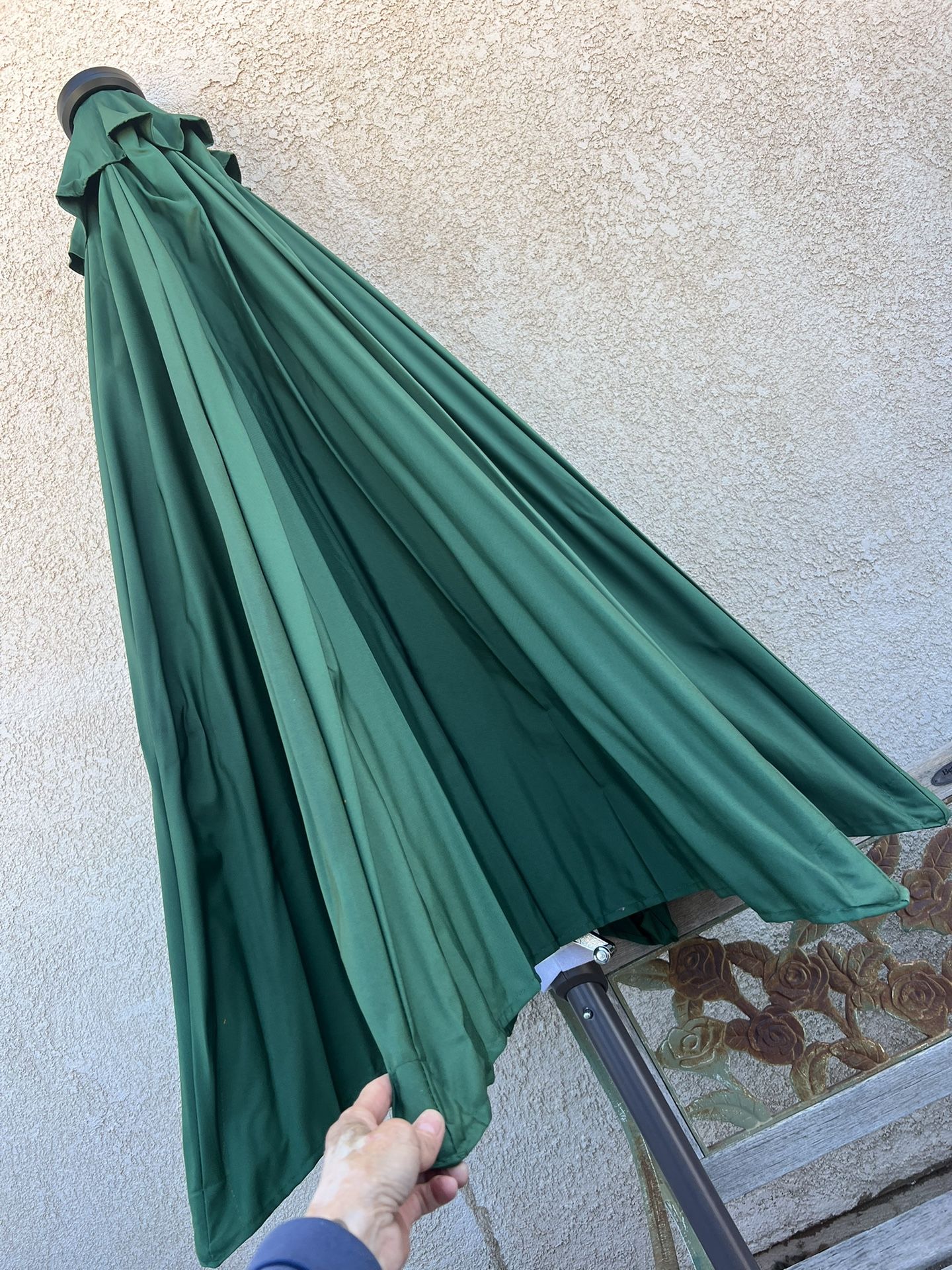 New Parasol Solar Light Crank And Tilt Umbrella NO STAND