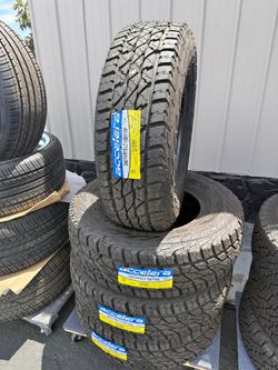 LT 245-75-16 ACCELERA AT $480 CASH OUT THE DOOR All Terrain Tires installed (4) New 50,000 Miles