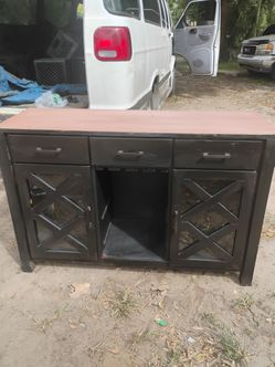 Beautiful buffet cabinet or entryway table or making a bar$50 $50