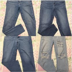 4 Pairs American Eagle Jeans