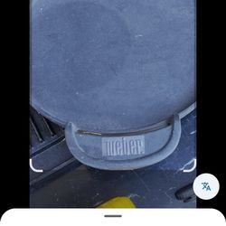 12" Weber Cast Iron Plate $20 Firm! Carol Stream 60188