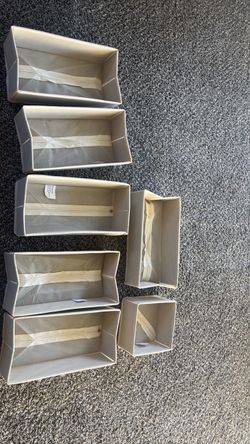 Foldable Storage Box Fabric Closet Organizer Drawer Divider