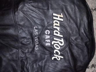 Hard Rock Cafe Leather Jacket 90's Great Condition