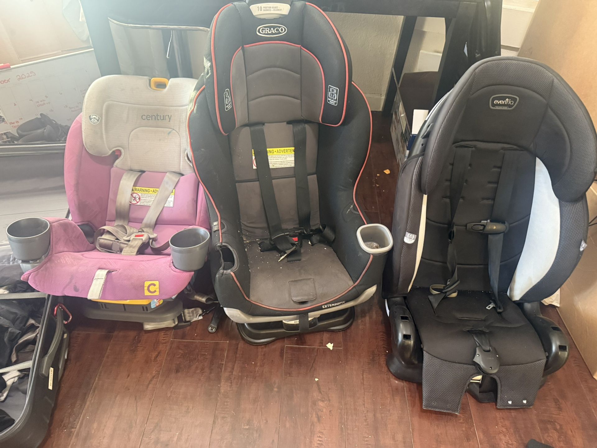 3 Car seats for sale