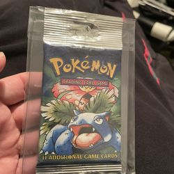 1999 Base Set 1 factory Sealed Pack Of  Pokémon Cards