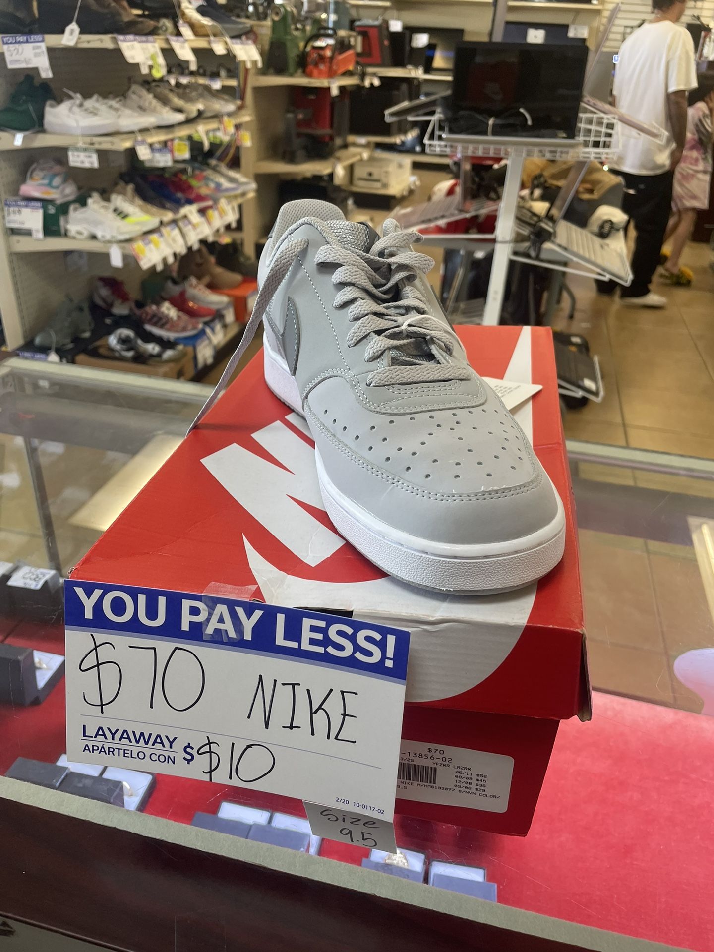 Nike Gray Shoes Sale (W/ Box)