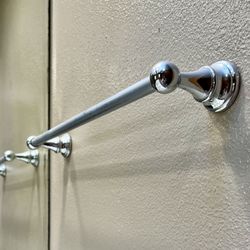 2 Chrome Towel Bars - Both for $10
