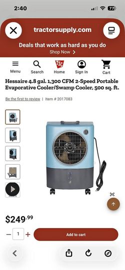 Hessaire High-Velocity Swamp Cooler