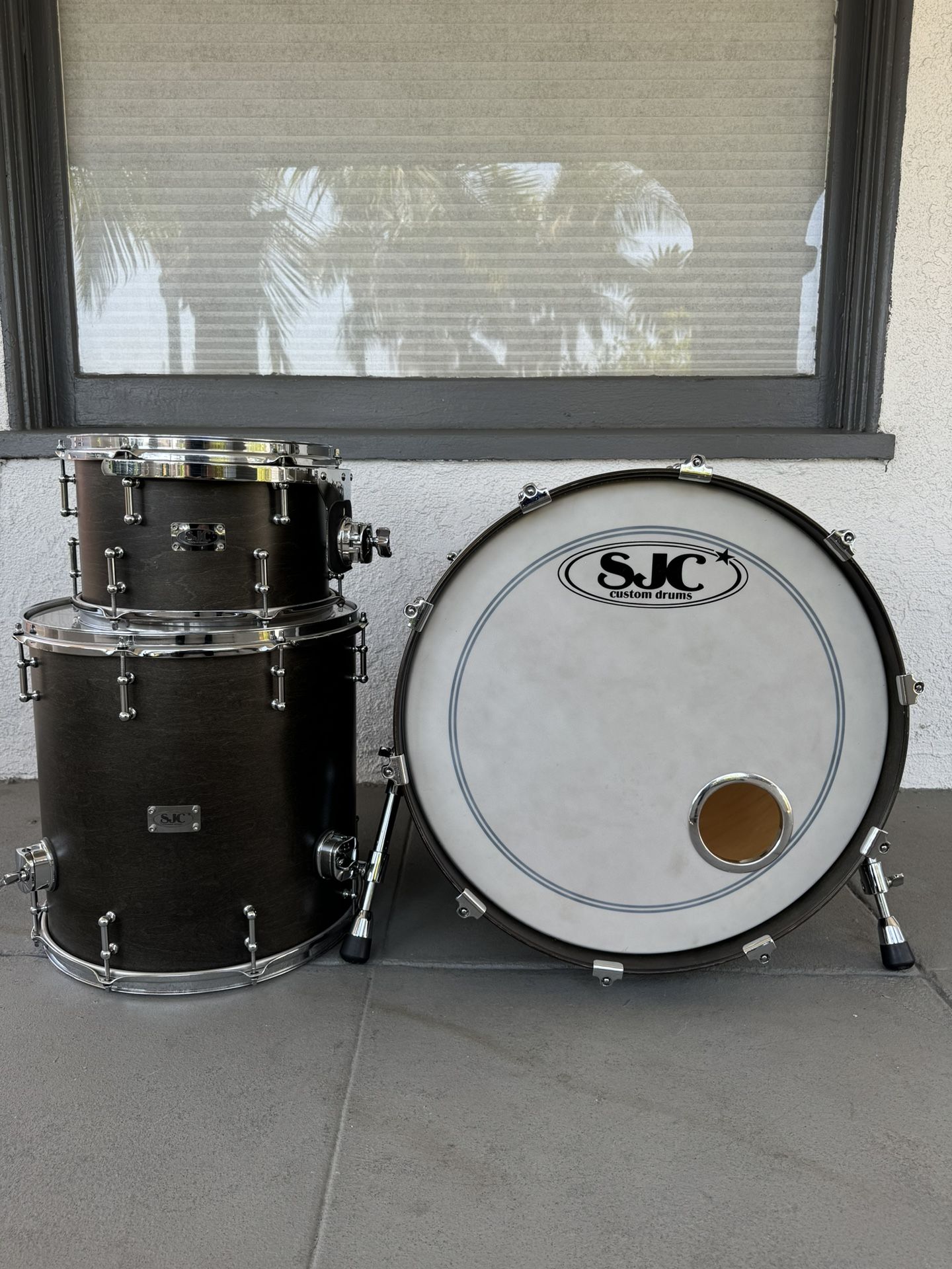 SJC Custom Drum Set: 3-Piece Kit for Sale
