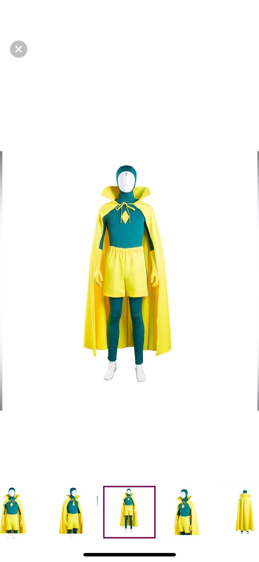 Vision costume - Wanda vision