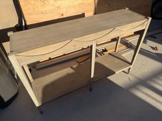 Light Wood Console Table