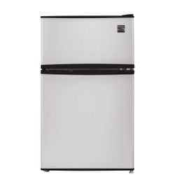 Kenmore 3.2-Cu. Ft. 2-Door Compact Refrigerator, Silver