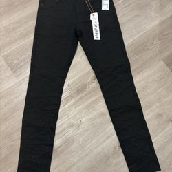 Black Purple Jeans Size 32