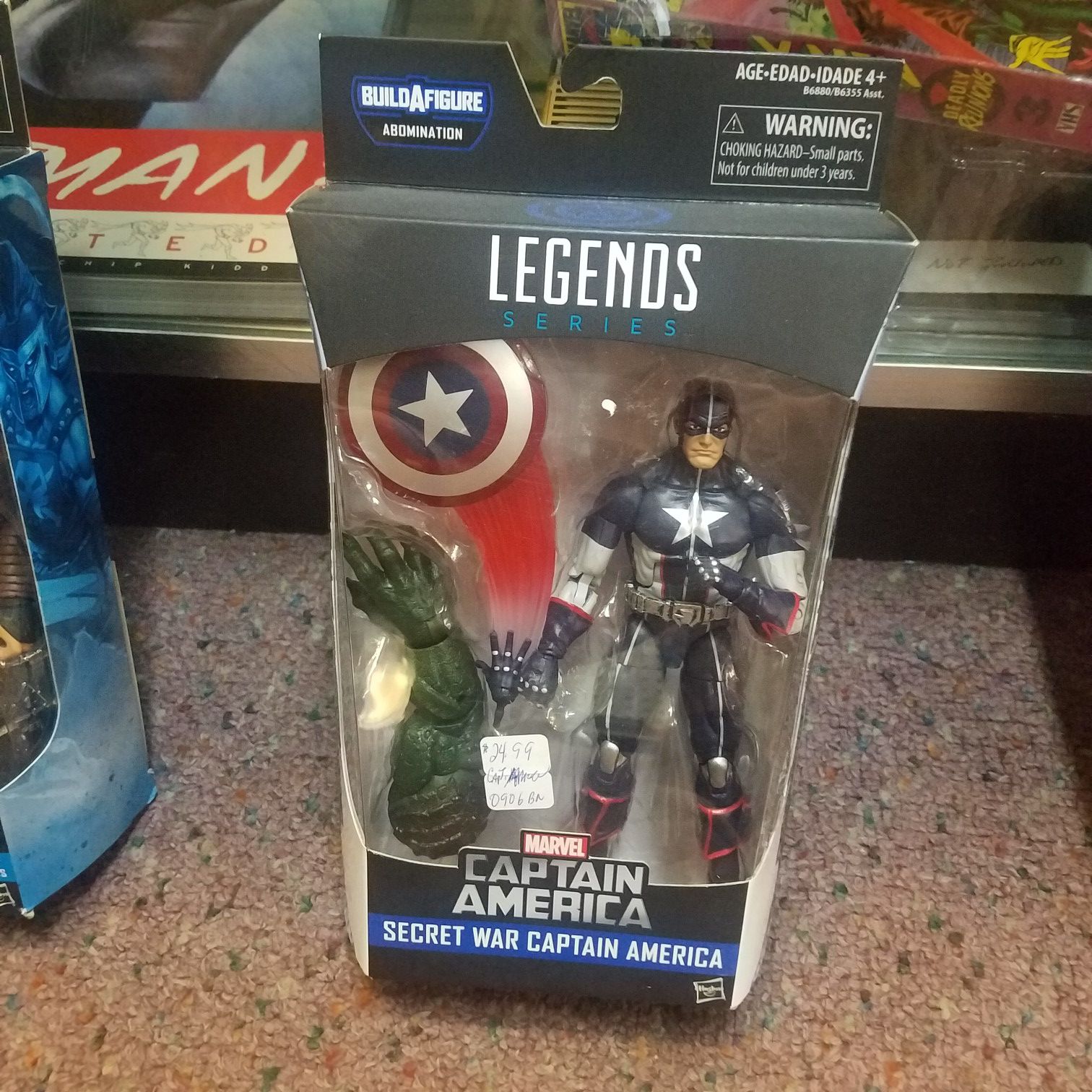 Marvel Legends Captain America Civil War Wave 3 Secret Wars Captain America