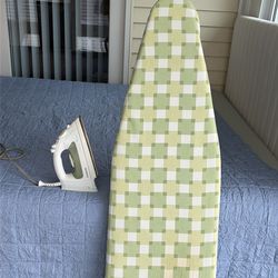 Iron and ironing board