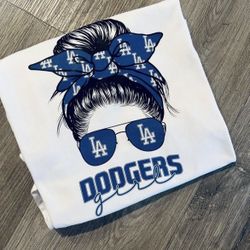 Dodgers Tshirt For Adult And Kids