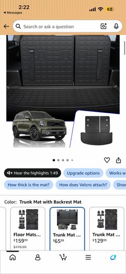 Kia Telluride Trunk Matt