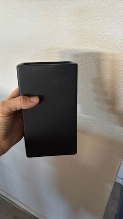 Black Rectangle Vases