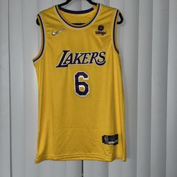 Official Lebron James #6 NBA Lakers Jersey
