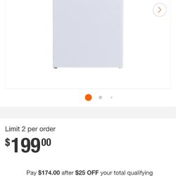  Mini Fridge in White Model HMR330WE 3.3 cu. ft.
