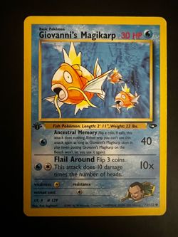 Pokemon - Giovanni’s Magikarp - 73/132 - 1st Edition