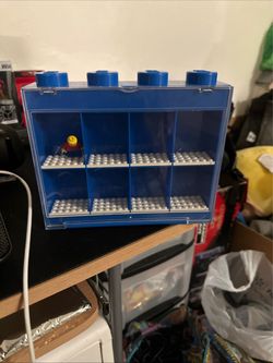 LEGO Blue Minifigure Display Case