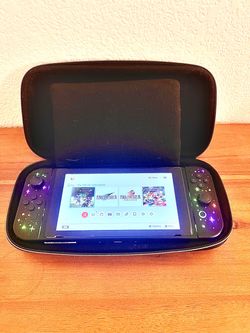 Nintendo Switch V1 Bundle + RGB Light-Up Joy-Cons + Pikachu Case