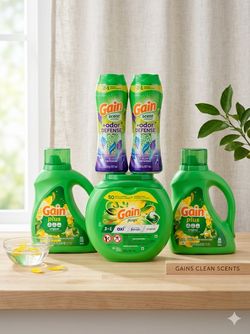 Gain Laundry Detergent Bundle Set