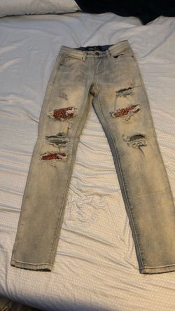 Rue21 ripped & patched jeans
