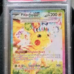 2024 Pikachu ex #238 Special Illustration Rare – PSA 9 Mint – SSP