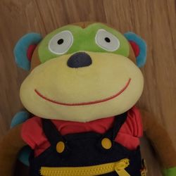 Alex Little Hands Monkey Learn To Dress Teaching Toy Stuffed Plush Doll