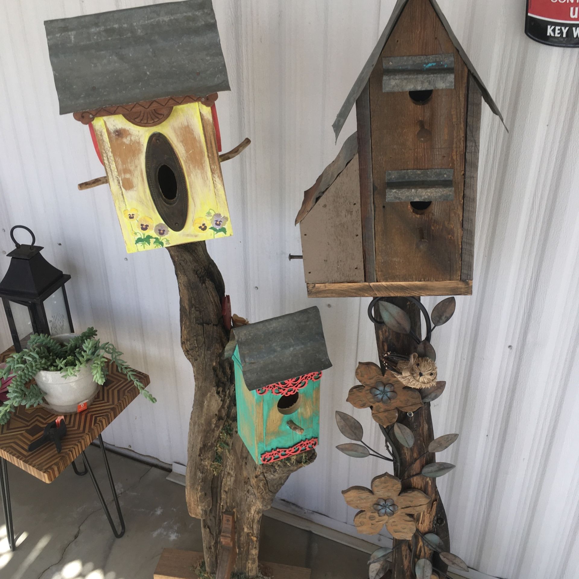 Unique birdhouses