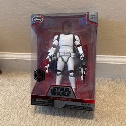 DISNEY STAR WARS ELITE FN-2187 FINN STORMTROOPER DIE CAST ACTION FIGURE