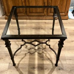 Lido Square End Table Burnished Bronze