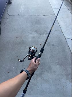 PR Tsunami Citadel II 4000-7' 2pc Medium Power Moderate Action Spinning Combo with Line