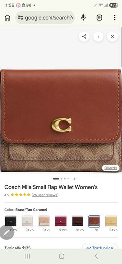Coach Mila Flip Wallet