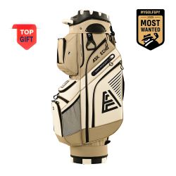 Ask Echo 2024 T-LOCK 14 Way Organizer Dividers Golf Quiet Cart Bag / Toasted Almond