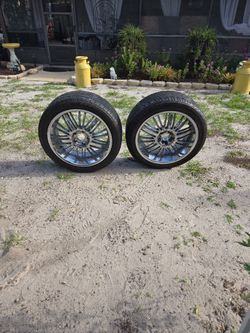 2. 245/ 45zzR20 Firestone Tire And Rims .Good Conditions For Only , 70.Dollars .
