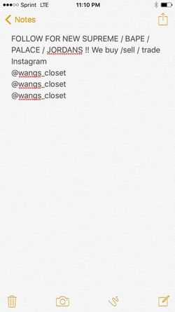 Supreme bape palace buy sell trade !!