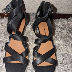 Leather Sandals For Cheap.$15 Each.  Michael Kors And Lucky Brand