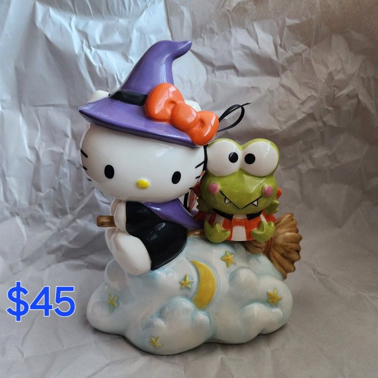 Hello Kitty Blue Sky Ceramic Figure