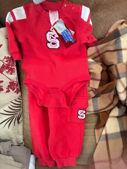 NC State Baby Onesie and Pants Set. Or sleepers.