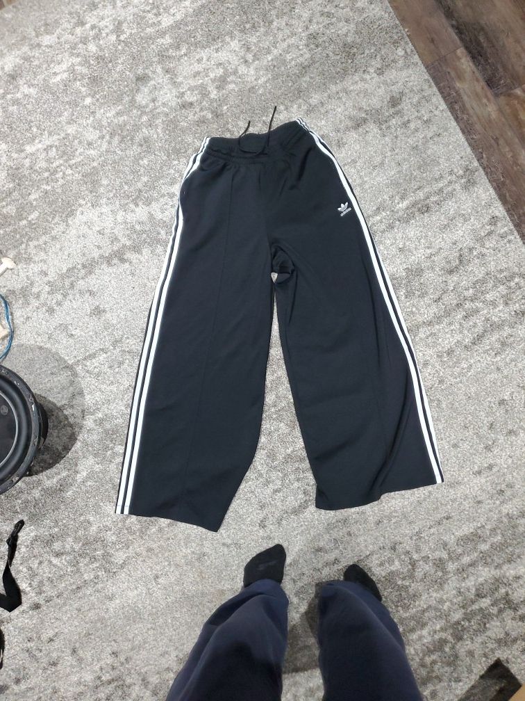 Adidas Wide Leg Firebird Track Pants Size M 