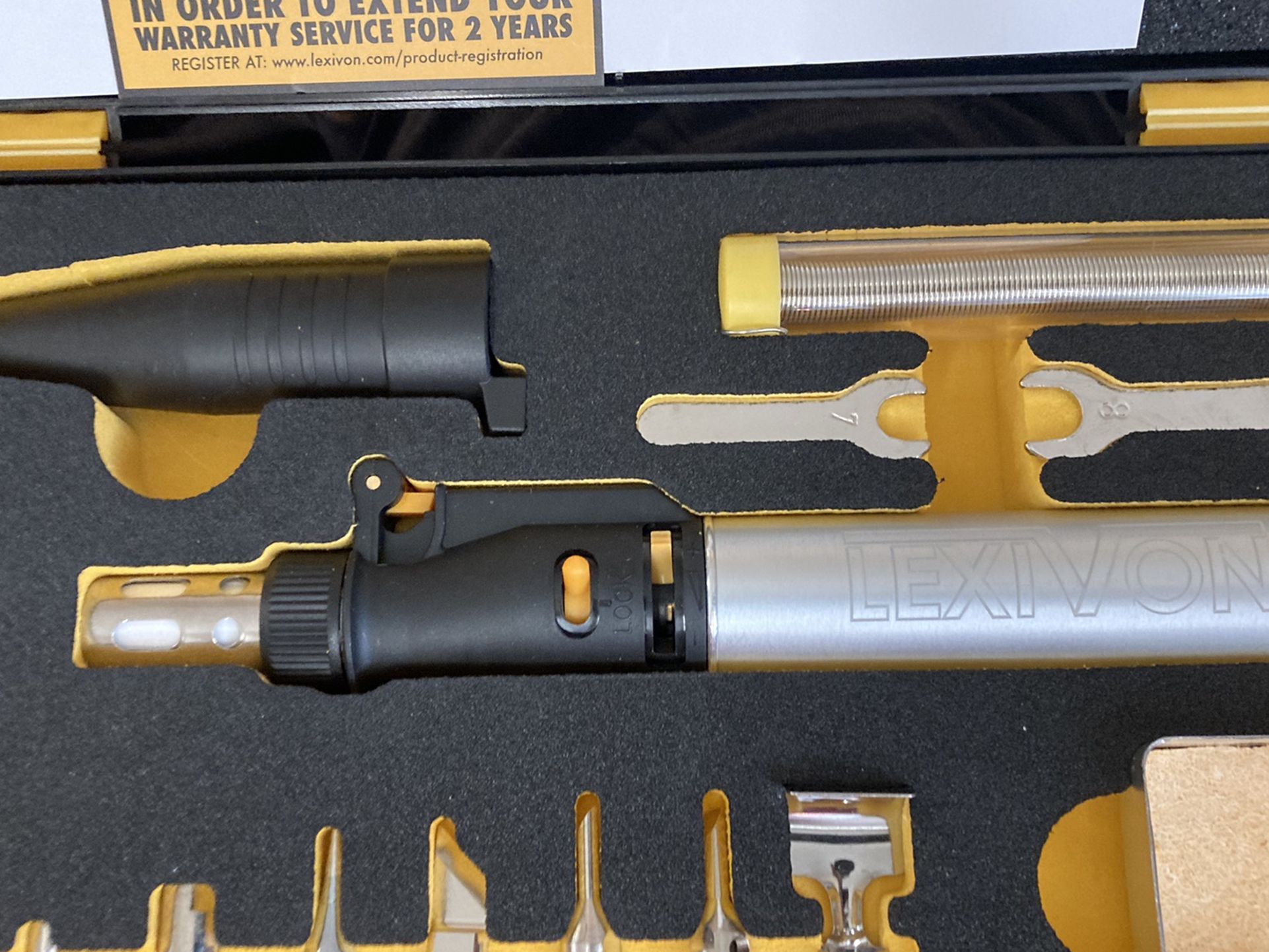 LEXIVON Butane Soldering Iron Multi-Purpose Kit | Cordless Self-Igniting Adjustable Flame 7-Tip Set | Pro Grade 125-Watt Equivalent (LX-770)