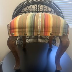 Western Boho Ottoman 