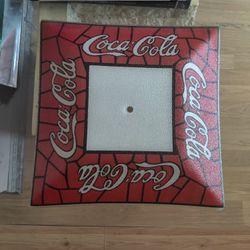 Vintage Tiffany Style Coca-Cola Ceiling Light Shade Glass Lamp Cover Fixture

