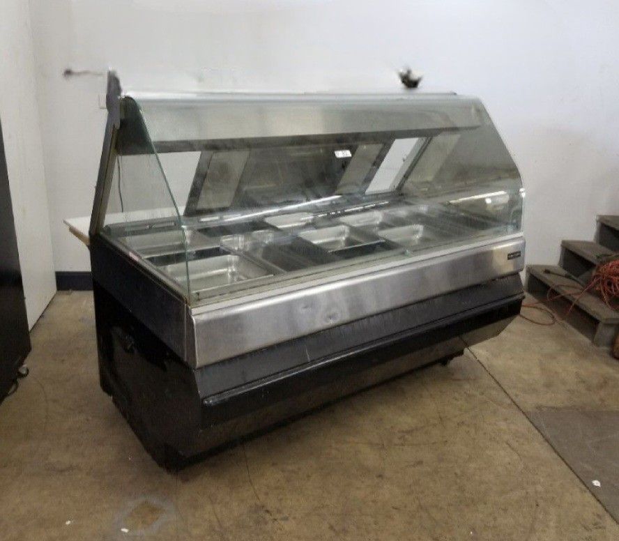 Henny Penny Hot Food Display Warmer Electric Steam Table Commercial Restaurant 220V 3Ph 69"×39"×56"T