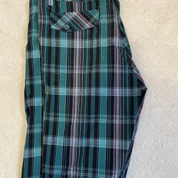 Stylish, Flat Flat Front Shorts- Size 34 Waist